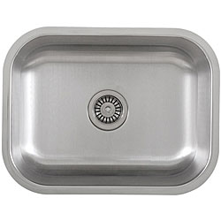 Ticor Stainless Steel 16-gauge Square Undermount Kitchen Sink