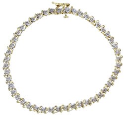 10k Yellow Gold 1/2ct TDW Diamond Bracelet (J-K, I2)