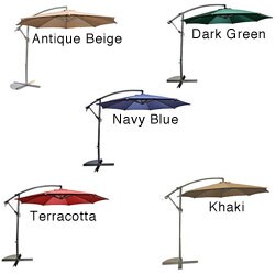 Aluminum 10-foot Offset Umbrella