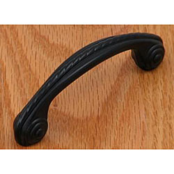 Matte Black Rope Cabinet Hardware Pull 