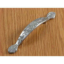 Satin Nickel Handle Vineyard Harvest Cabinet Pull 