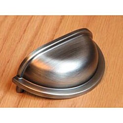 Weathered Nickel Cup Cabinet Pull
