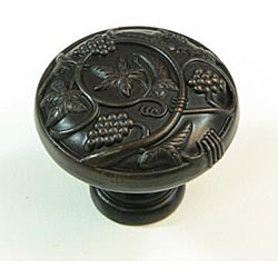 Oil-rubbed Bronze Harvest Round Cabinet Knob