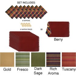 Newton 24-piece Placemat Set