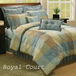 Royal Court 8-piece Blue Comforter Set