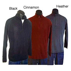 Anthology Silk Blend Men's Mock Neck Sweater