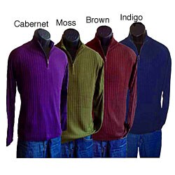 Anthology Men's Silk Blend Mock Neck Sweater