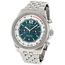 Stuhrling Original Men's Targa 24 Pro Chrono Green Watch