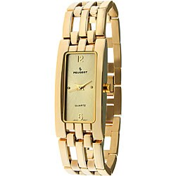 Peugeot Women's Goldtone Open-link Bracelet Watch