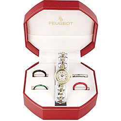 Peugeot Women's Two-tone Watch Gift Set