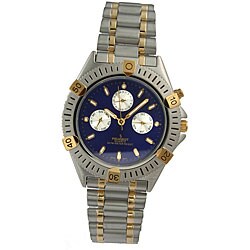 Peugeot Men's Multifunction Two-tone Watch