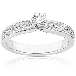 14k Gold 1/2ct TDW Round Diamond Ring (H-I, I1)