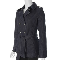 Chinese Laundry Double-breasted Belted Jacket