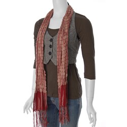 Self Esteem Junior's Vest Front Top and Scarf