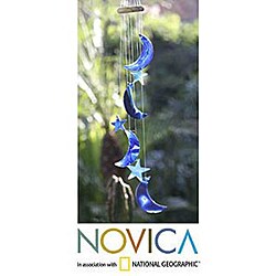 'Blue Moon and Stars' Wind Chimes (Brazil)