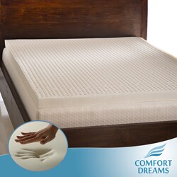 Comfort Dreams Ventilated 3-inch Memory Foam Mattress Topper