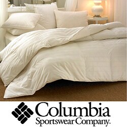 Columbia Oversized T300 Down Alternative White Comforter