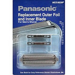Panasonic WES9839P Replacement Stainless Steel Men's Wet/ Dry Shaver Outer Foil/ Inner Blade