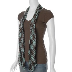 Self Esteem Junior's Short-sleeve V-neck Tee and Scarf