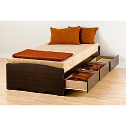 Everett Espresso 3-drawer Mate's Twin Bed