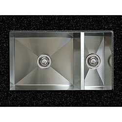 Ticor Undermount Stainless Steel 16-gauge Square Kitchen Sink