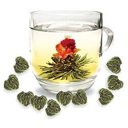 Tea of Love Flowering Silver Needle Tea Balls (Set of 10)