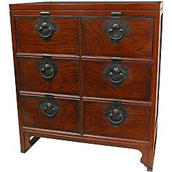 Black Iron Handle End Cabinet (China)