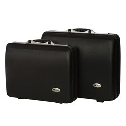 Abbyson 2-piece Black Travel Luggage Set