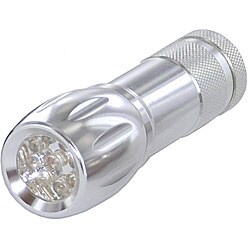 O.F. Offsider Series Gun Metal 9 LED Flashlight