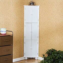 White Corner Kitchen Hutch