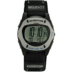 Timex Unisex EXP LCD Dial Black Watch