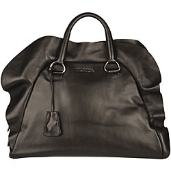 Prada Dark Brown Nappa Satchel