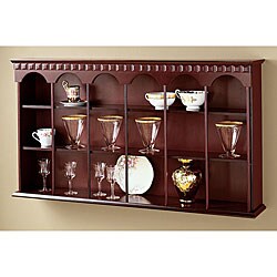 Three-shelf 18-hole Dentil Curio Shelf