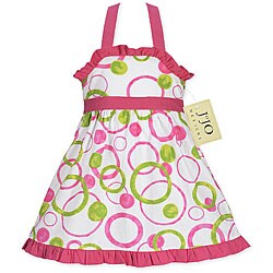 JoJo Designs Infant Girl's Pink Polka Dot Dress