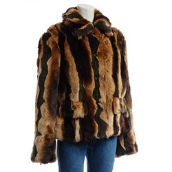 Regent Women's Plus Size Faux Fur Jacket