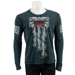 Pop Icon Men's Navy Thermal Shirt