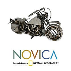 'Rustic Warrior Bike' Parts Sculpture (Mexico) 