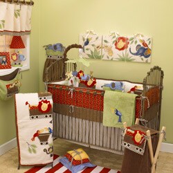 Cotton Tale Animal Tracks 4-piece Crib Bedding Set