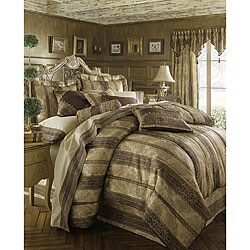 Croscill Townhouse 4-piece Comforter Set with Bonus Pillow