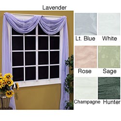 Vista Sheer 216-inch Scarf Valance