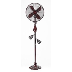 Deco Breeze Sutter Double Lamp 16-inch Floor Fan