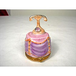 Limoges Old Style Phone on End Table Keepsake Box