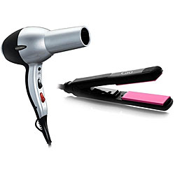 Enzo Milano Flat Iron/ Ionic Blow Dryer Combo