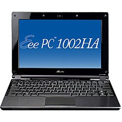 Asus Eee PC 1002HA 10-inch Mini Laptop -Black