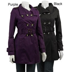 Coffee Shop Women's Double-breasted Trench Coat