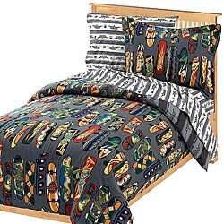 Half Pipe Twin-size 5-piece Bedding Ensemble