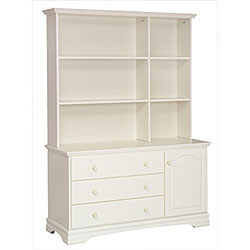DaVinci Anastasia Combo Hutch in Antique White