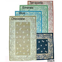 Paisley Floral Indoor/ Outdoor Area Rug (2'8 x 4'4)
