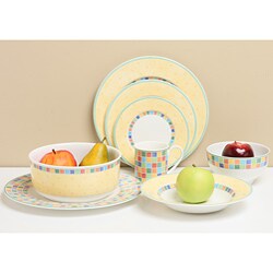 Villeroy & Boch Twist Alea Limone 50-piece Dinnerware Set