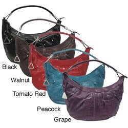 Franco Sarto Women's Pyramid Croco Hobo Bag